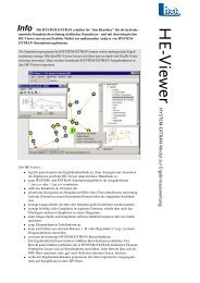 HYSTEM-EXTRAN, HE-Viewer, Produktinfo - itwh GmbH