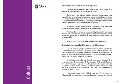 Informe Gestión 2012 parte 3 - Bariloche