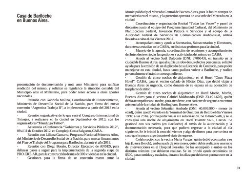 Informe Gestión 2012 parte 3 - Bariloche