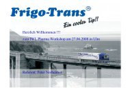 Peter Norheimer, Frigo-Trans GmbH - 