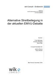 Alternative Streitbeilegung in der aktuellen EMVU-Debatte