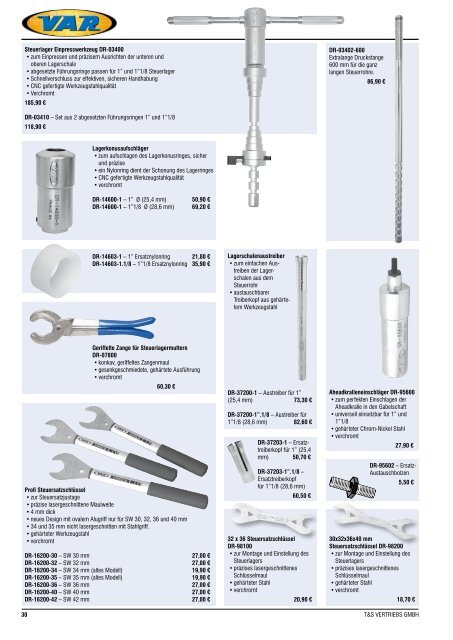 T&S-Katalog - Cycle Marketing & Research Services