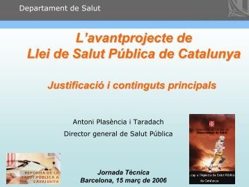 Salut pública - Generalitat de Catalunya