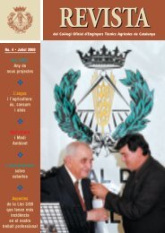 L - Col·legi Oficial d'Enginyers Tècnics Agrícoles de Catalunya