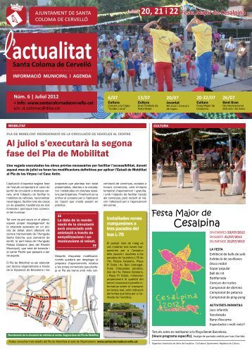 Juliol [Núm. 6 - pdf 1,71 Mb] - Ajuntament de Santa Coloma de ...