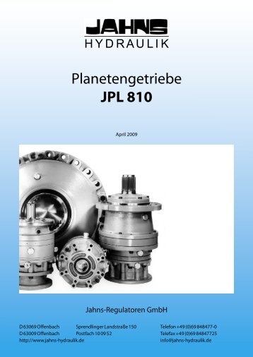 JPL 810 - Jahns-Regulatoren GmbH