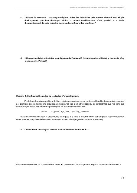 Pràctica 3. Routing Information Protocol