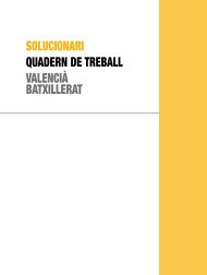 SOLUCIONARI qUADERN DE tREbALL VALENCIÀ bAtxILLERAt