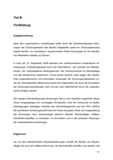 20090402_Bericht Endfassung - Justizakademie Nordrhein-Westfalen
