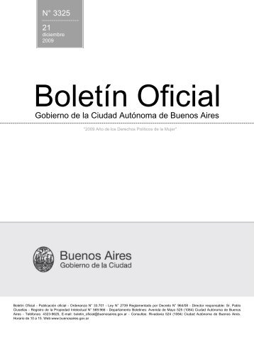 Titulo Norma - Boletín Oficial de la Ciudad de Buenos Aires