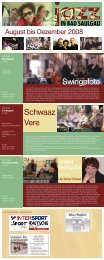 Swingpfote Schwaaz Vere - Jazzverein Bad Saulgau