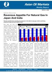 Asian Oil Markets - JBC Energy