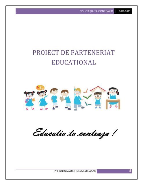 Educatia Ta Conteaza