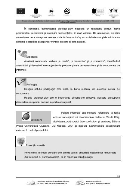 STILURI DE PREDARE, STILURI DE ÎNVĂȚARE - Modul 3