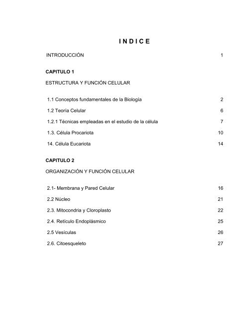 BIOLOGÍA - Tecnológico de Estudios Superiores del Oriente del ...