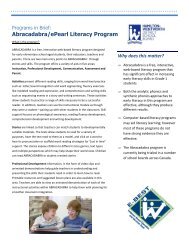 Abracadabra/ePearl Literacy Program