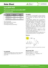 Data Sheet Cy3-dUTP-PCR - Jena Bioscience