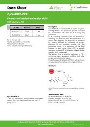 Data Sheet Cy5-dUTP-PCR - Jena Bioscience