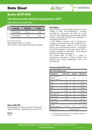 Data Sheet Biotin-dCTP-PCR - Jena Bioscience