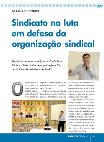 60 anos de história - Agência Sindical