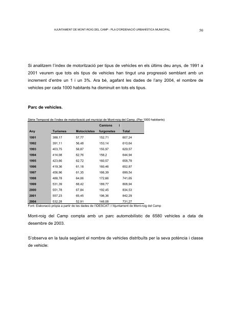 VOLUM IV - SUMARI - Ajuntament de Mont-roig del Camp