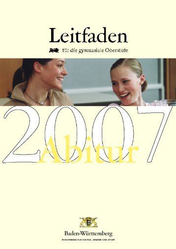 Abitur 2007 - Johannes-Kepler-Gymnasium