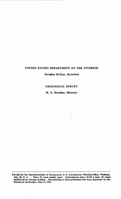 Geophysical Abstracts 152 January-March 1953