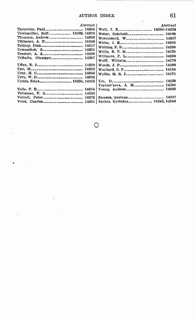 Geophysical Abstracts 152 January-March 1953