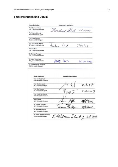 Supraleitendes Gravimeter - Institut für Geophysik - Universität ...