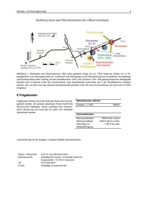 Supraleitendes Gravimeter - Institut für Geophysik - Universität ...