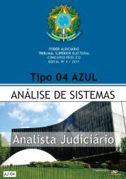 ANALISTA JUDICIÁRIO - ANÁLISE DE SISTEMAS ... - Consulplan