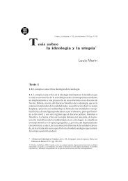 Marin Tesis sobre la ideología y la utopía.pmd - Criterios