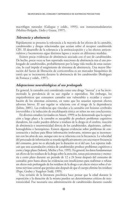 Neurociencia del consumo y dependencia de sustancias psicoactivas