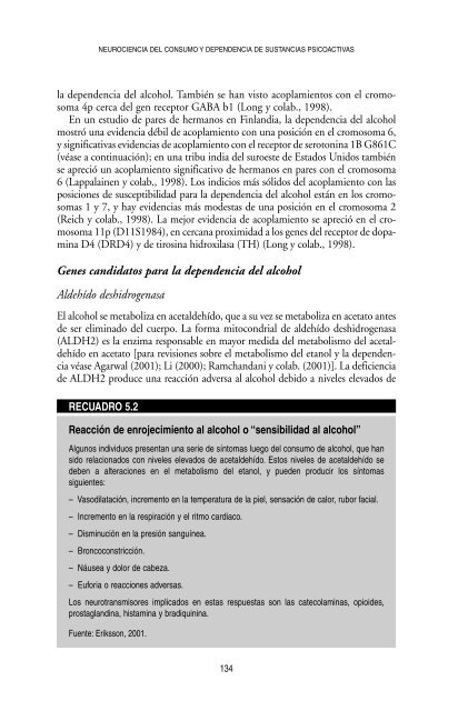 Neurociencia del consumo y dependencia de sustancias psicoactivas