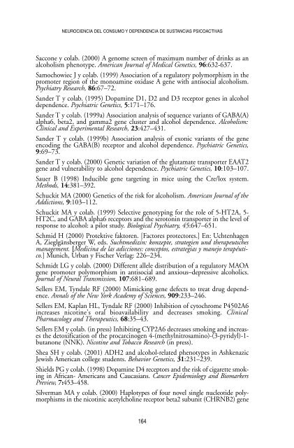 Neurociencia del consumo y dependencia de sustancias psicoactivas