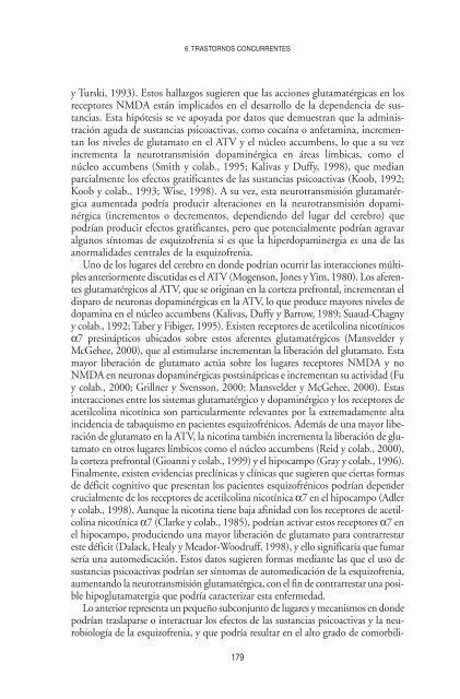 Neurociencia del consumo y dependencia de sustancias psicoactivas