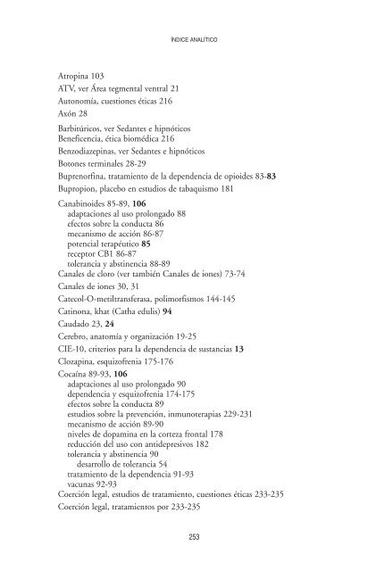 Neurociencia del consumo y dependencia de sustancias psicoactivas