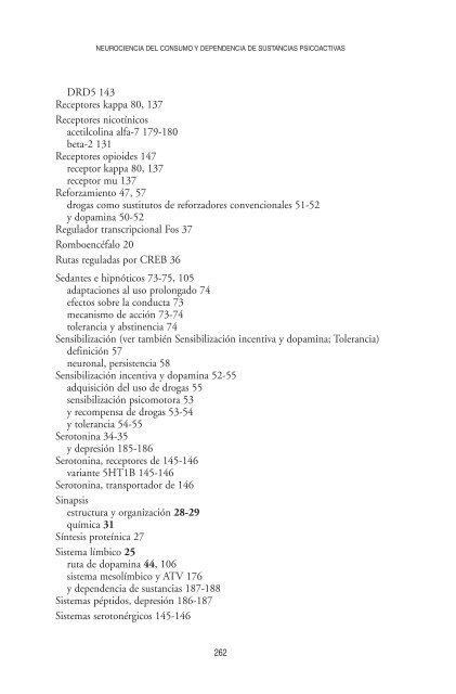 Neurociencia del consumo y dependencia de sustancias psicoactivas