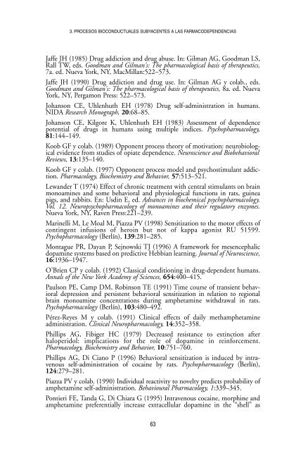 Neurociencia del consumo y dependencia de sustancias psicoactivas