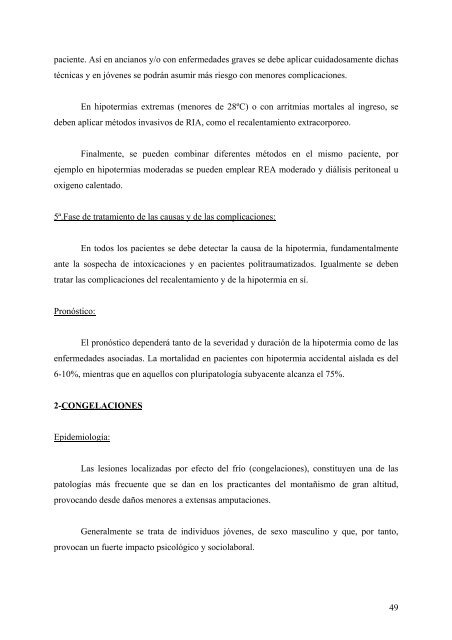 TRASTORNOS DE LA REGULACIÓN DE LA TEMPERATURA