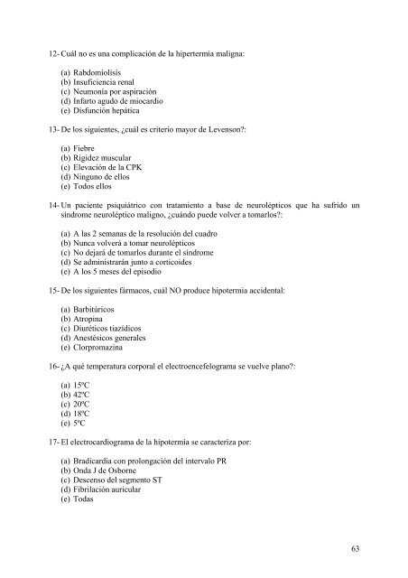 TRASTORNOS DE LA REGULACIÓN DE LA TEMPERATURA