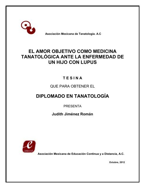 el amor objetivo como medicina tanatológica ante la enfermedad de ...