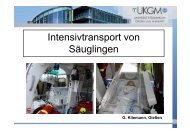Intensivtransport von Säuglingen - Die Johanniter