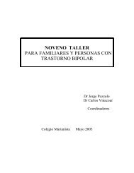 noveno taller para familiares y personas con trastorno bipolar