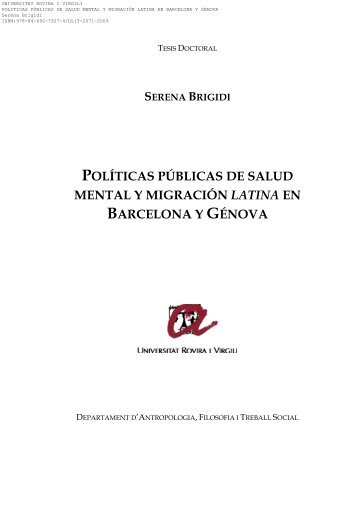 serena brigidi políticas públicas de salud mental y migración latina ...