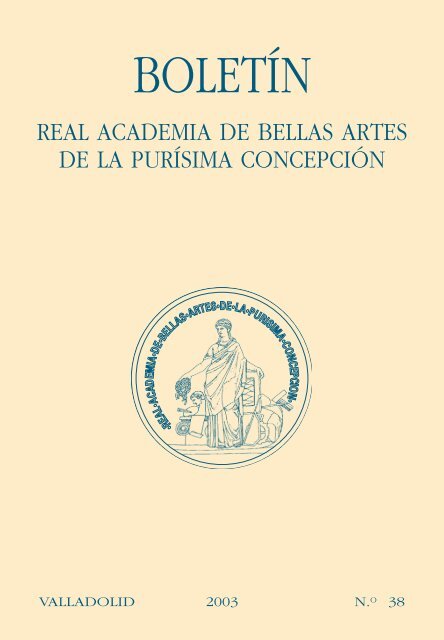 Boletín número 38 formato PDF - Real Academia de Bellas Artes de ...