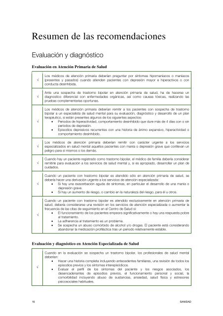 Guía de Práctica Clínica sobre Trastorno Bipolar - GuíaSalud