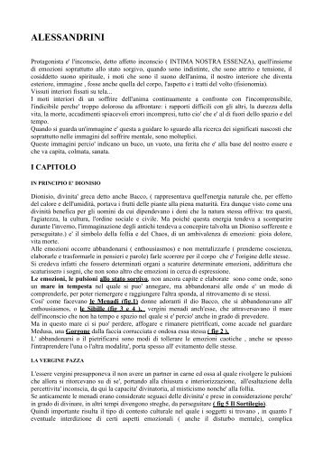 Immagini della follia - primi 3 cap 08/09/10 - Appunti Unict