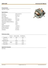 Compact Ac Starters U7315 001 Johnson Electric