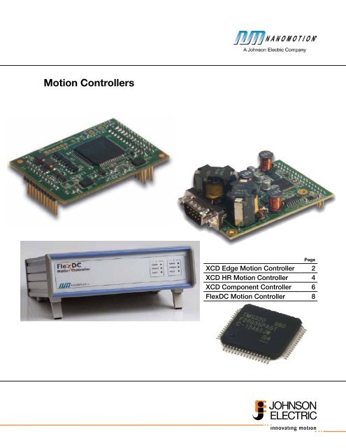 Motion Controllers - Johnson Electric